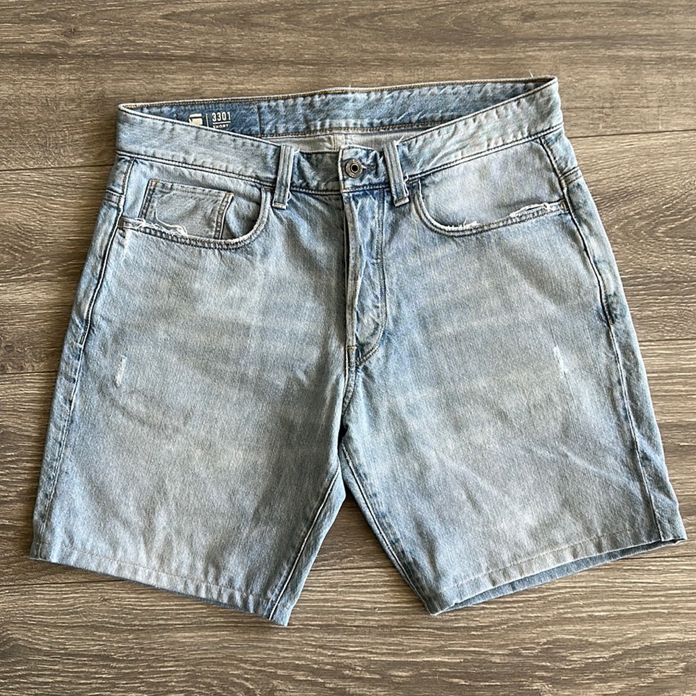G-STAR RAW 3301 SLIM SHORTS - MENS